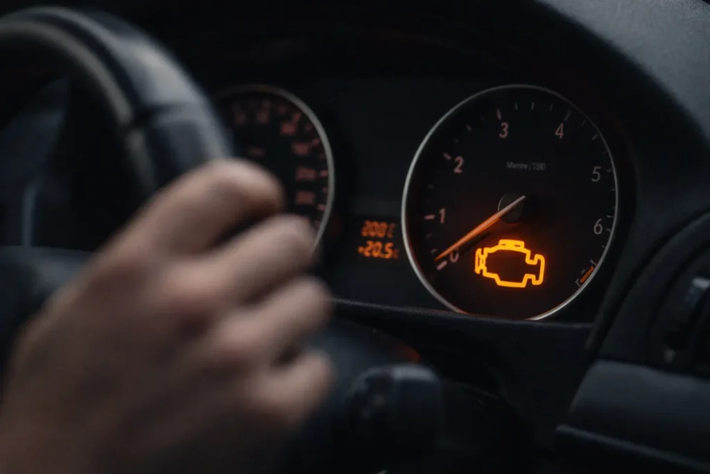 Mida teha, kui armatuurlaual süttib mootori tuli? Armatuurlaual põlev mootori tuli autos – check engine märgutuli