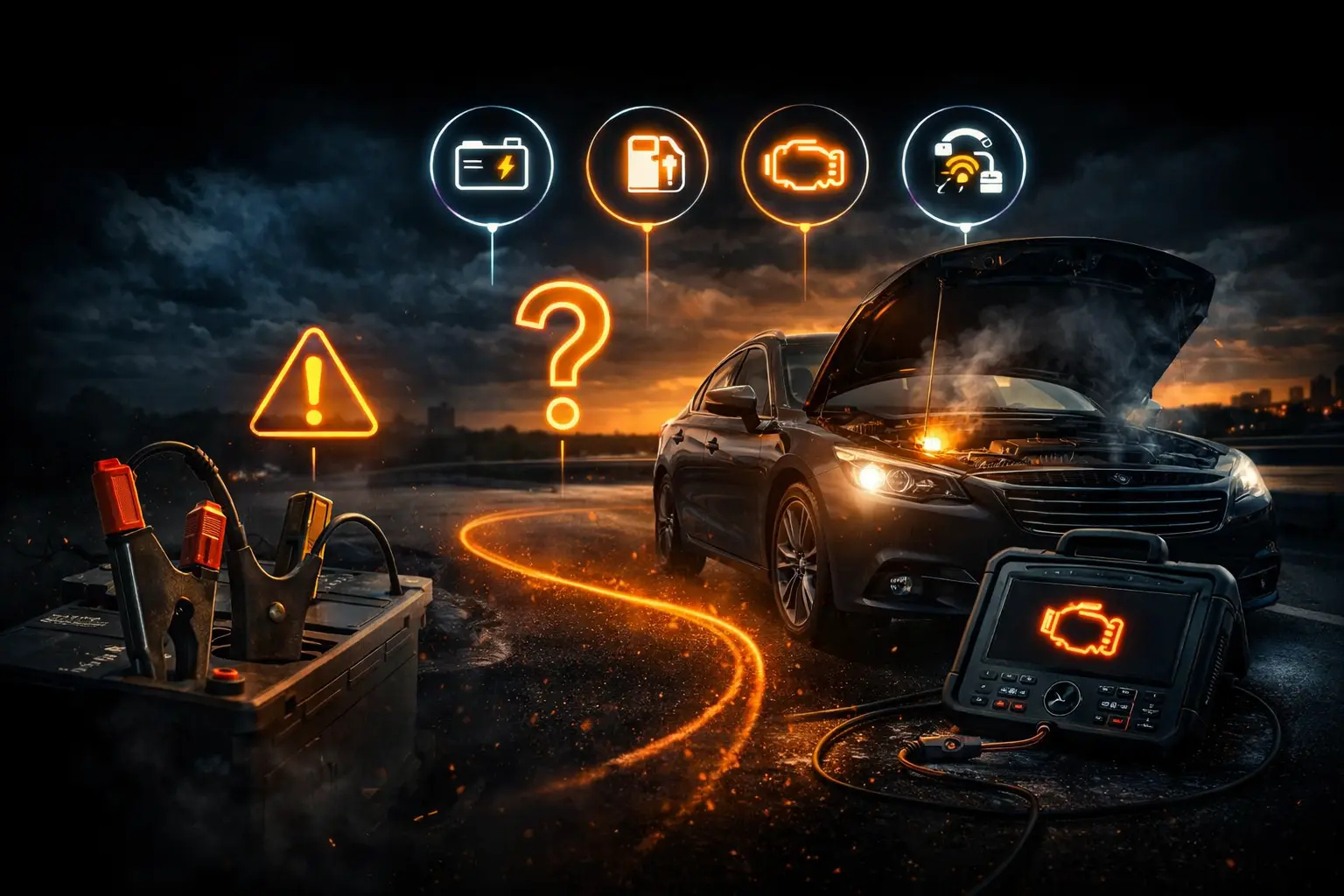 Auto ei käivitu? Peamised põhjused ja mida teha auto ei käivitu põhjused ja diagnostika Tallinnas Mustamäel