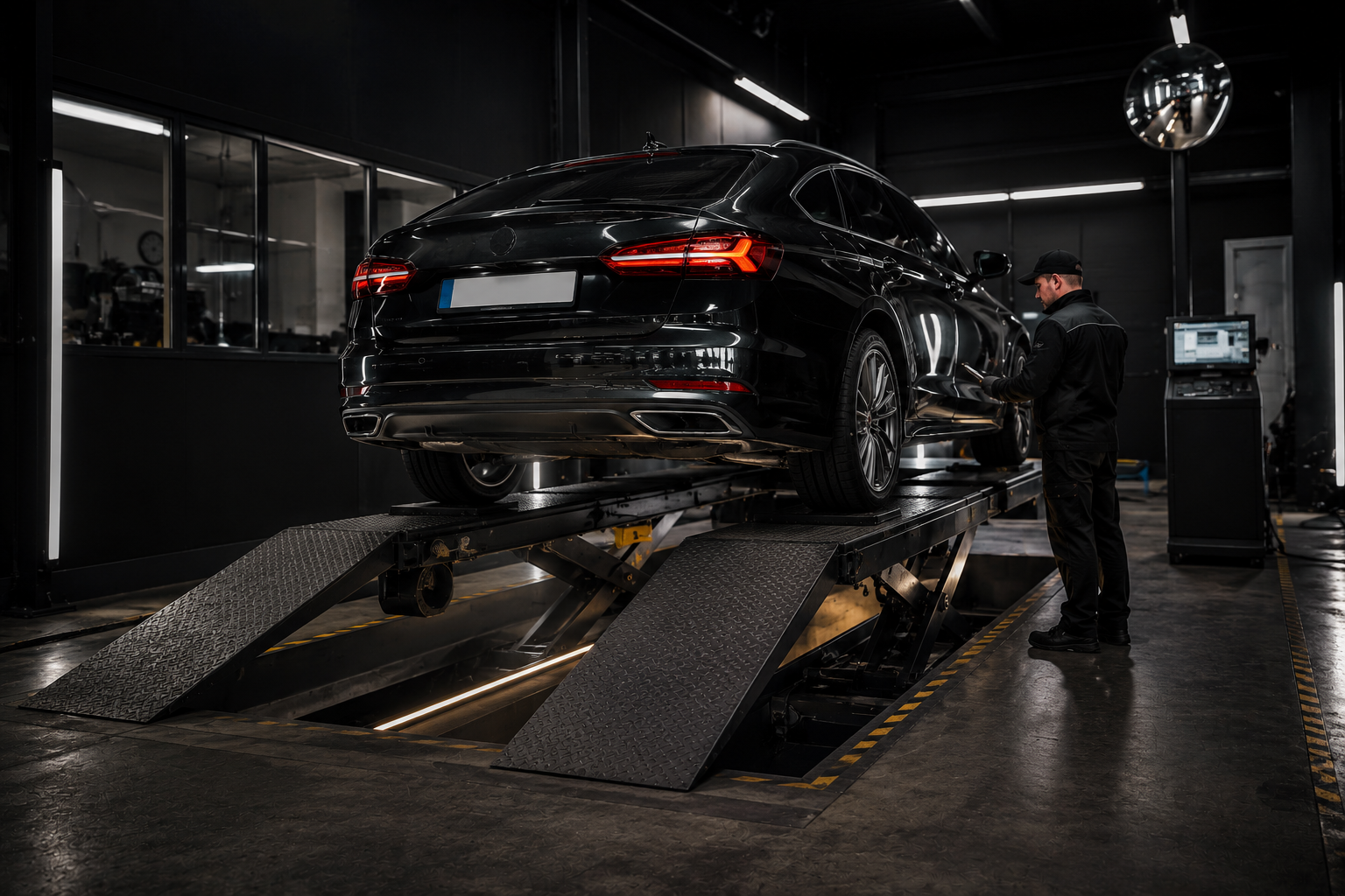 Auto tehnoülevaatusel – sõiduki tehnilise seisukorra kontroll ülevaatuspunktis